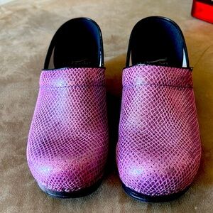 Purple Dansko clogs size 39